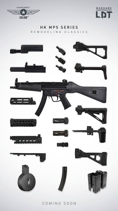 MP5 WAR INTEREST MODS PARTS UPGRADES