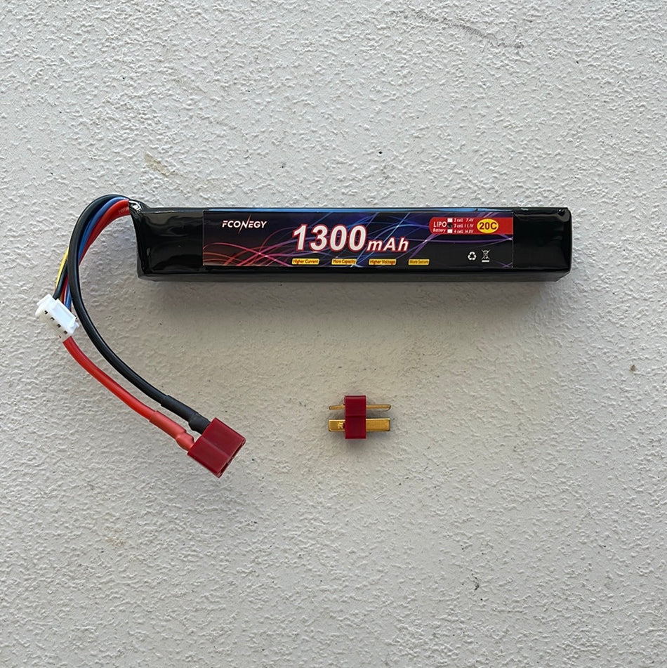FCONEGY 11.1v 1300MAH battery DEANS T