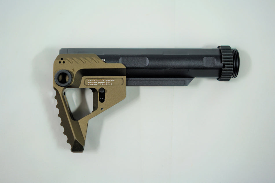 STRIKE INDUSTRIES BUTT STOCK BLACK AND TAN