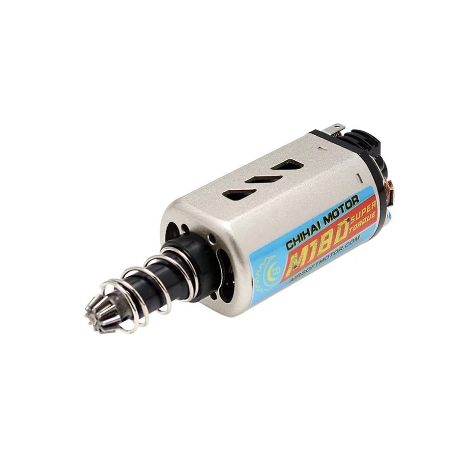 the best CHIHAI N52 HIGH TORQUE 480 long gel ball gun rifle blaster motor that works great with M180 springs.
