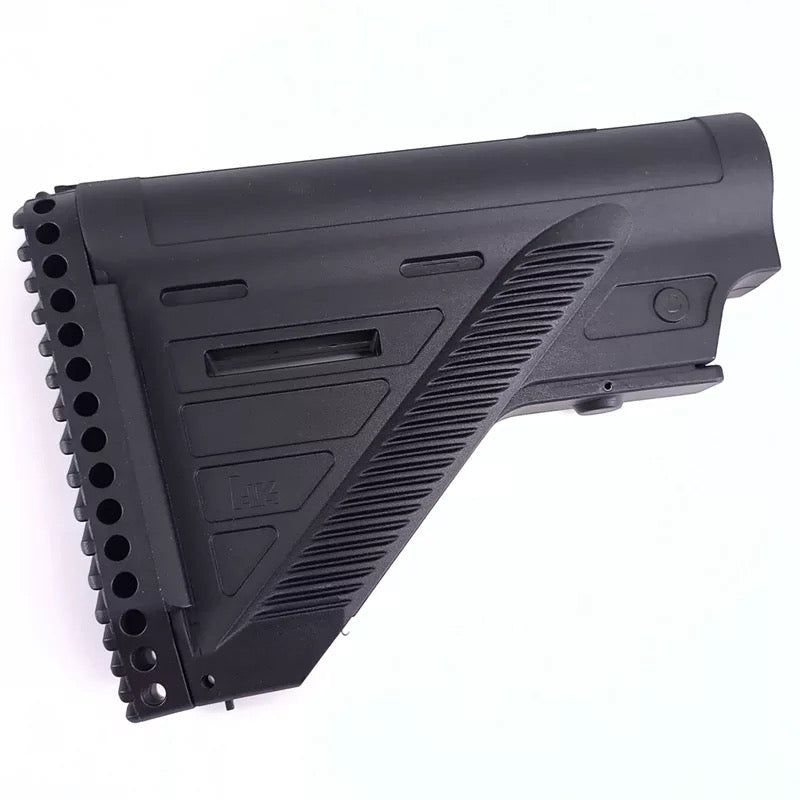 Retractable nylon butt stock for HK416 or any M4/AR-15 platform gel blaster AEG's