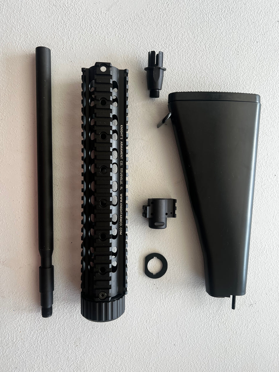 KAC HANDGUARD & butt stock kit for SR-15/16 gel blaster