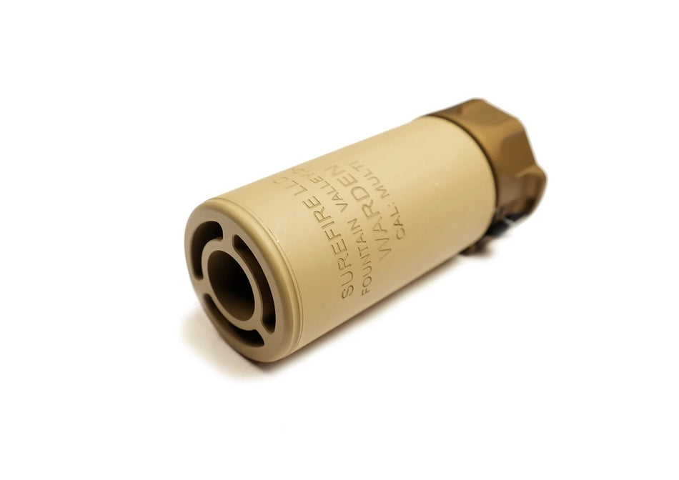 SUREFIRE WARDEN 3" TAN SUPPRESSOR WITH WARCOMP MUZZLE
