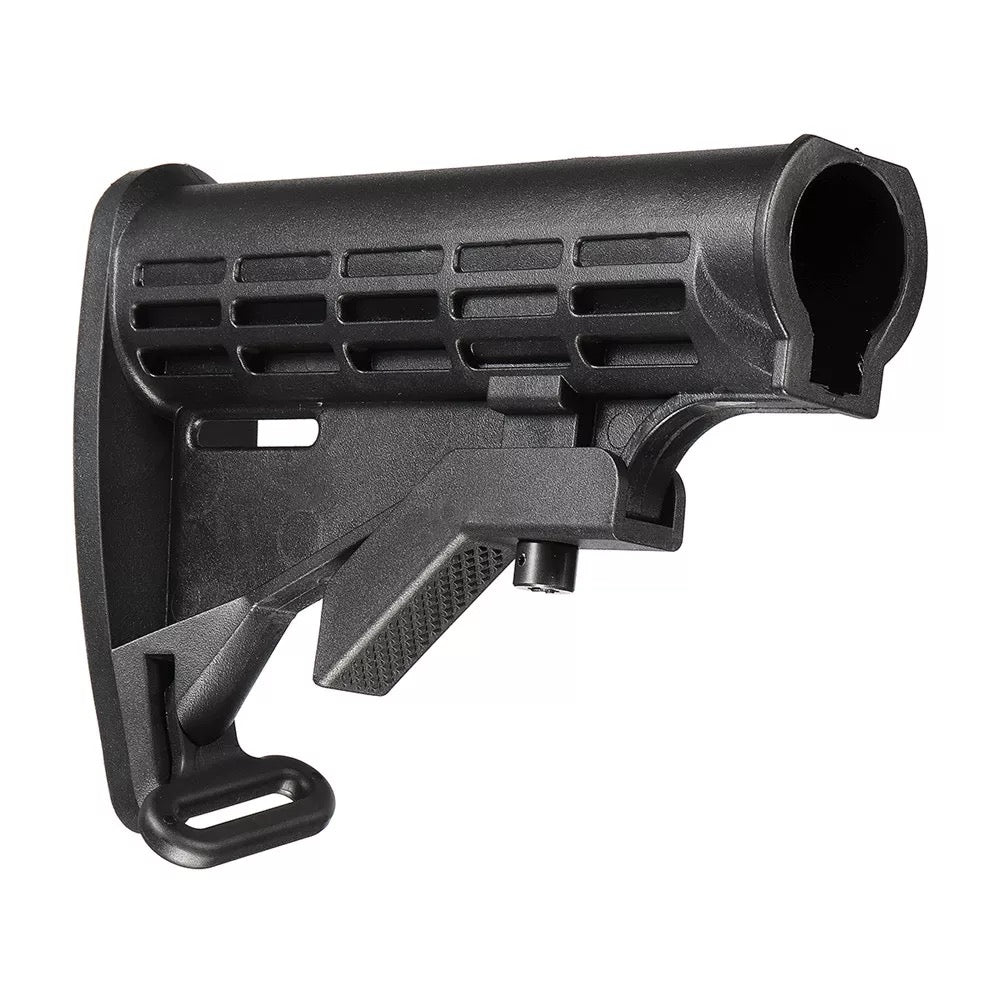 Black MFT ARMY Butt Stock perfect for CQB builds perfect for M4/AR-15 platform AEG gel blasters.