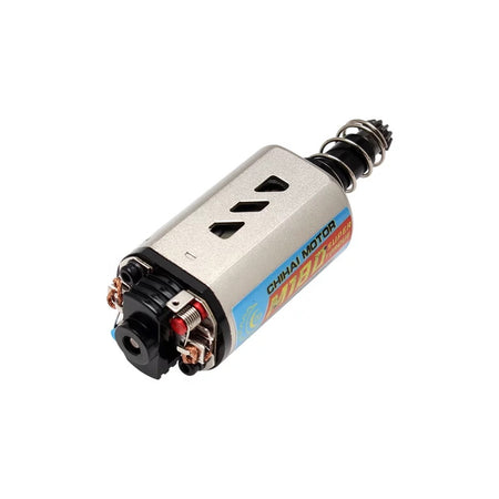 the best CHIHAI N52 HIGH TORQUE 480 long gel ball gun rifle blaster motor that works great with M180 springs.